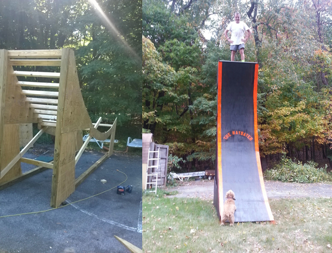 Finished Warped Wall
